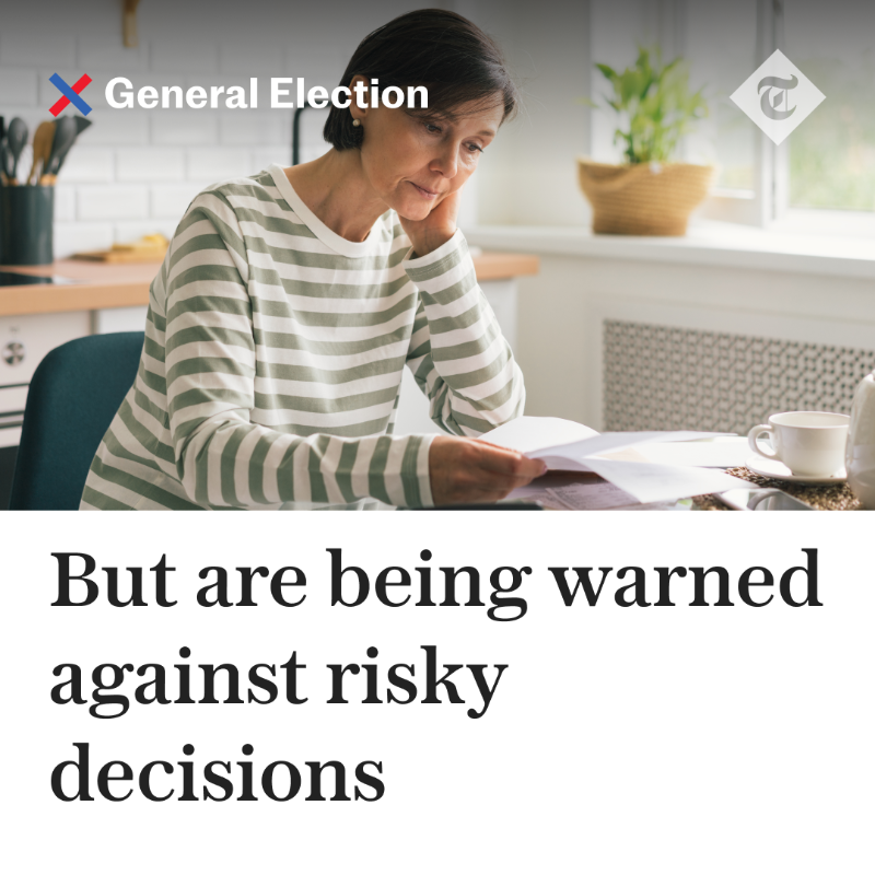 Telegraph's tweet photo. Worried about the security of your pension if Labour are elected? You're not alone. See why advisers are warning against "knee-jerk reactions" - and learn more about Sir Keir Starmer's party's plans for the Lifetime Allowance.