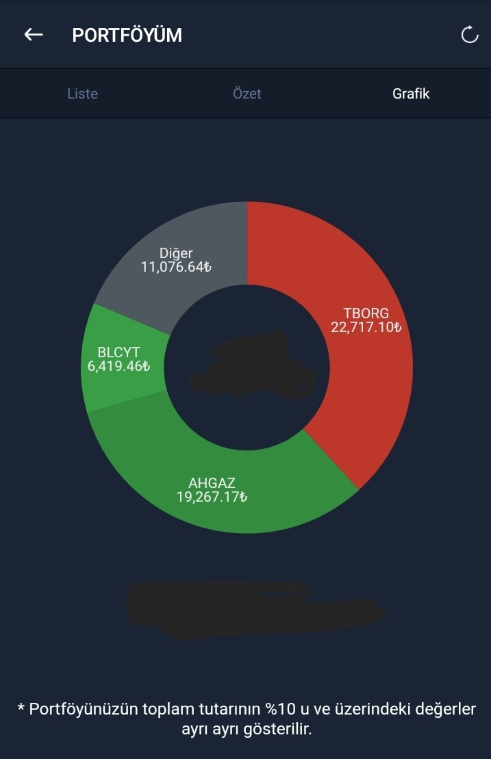 Portföyüm son hali. Ağırlık dağılımları resimde yer almaktadır 
#blcyt #ahgaz #tborg #enery #golts #gsdde #qnbfb #tdgyo