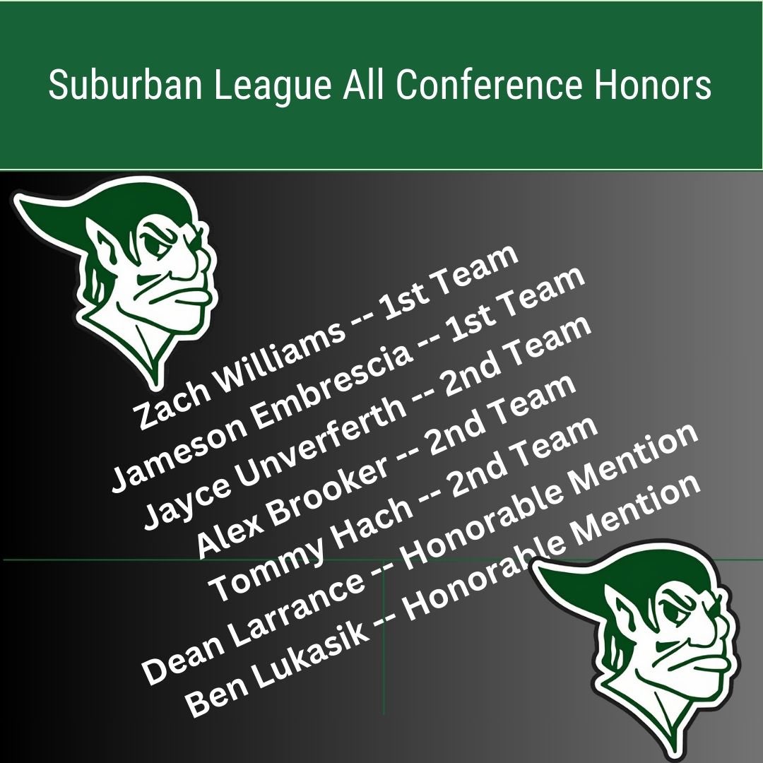 The rest of your All Conference Greenmen!