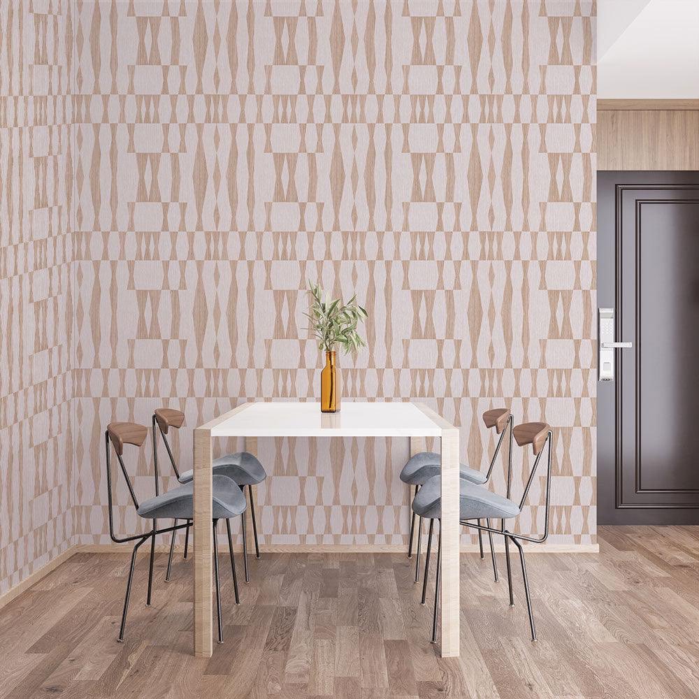 Jute wallpaper offers a natural, textured look! It adds warmth and charm to any room. Made from plant fibers, it is environmentally friendly and provides a unique, rustic aesthetic that complements various interior styles.                         #portland #buyahome #pdxscott