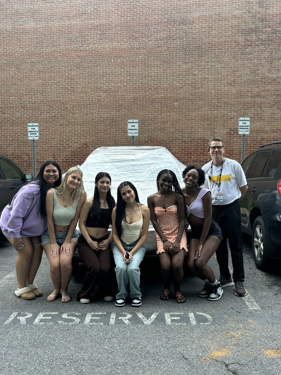 Mr. Yates’s goodbye “gift” from the seniors. 
<a href="/DHS_Principal/">Kurt Schneider</a>