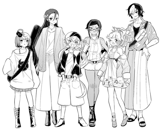 アルテ・アウローラ現パロ(以前の落書きをリメイク) 