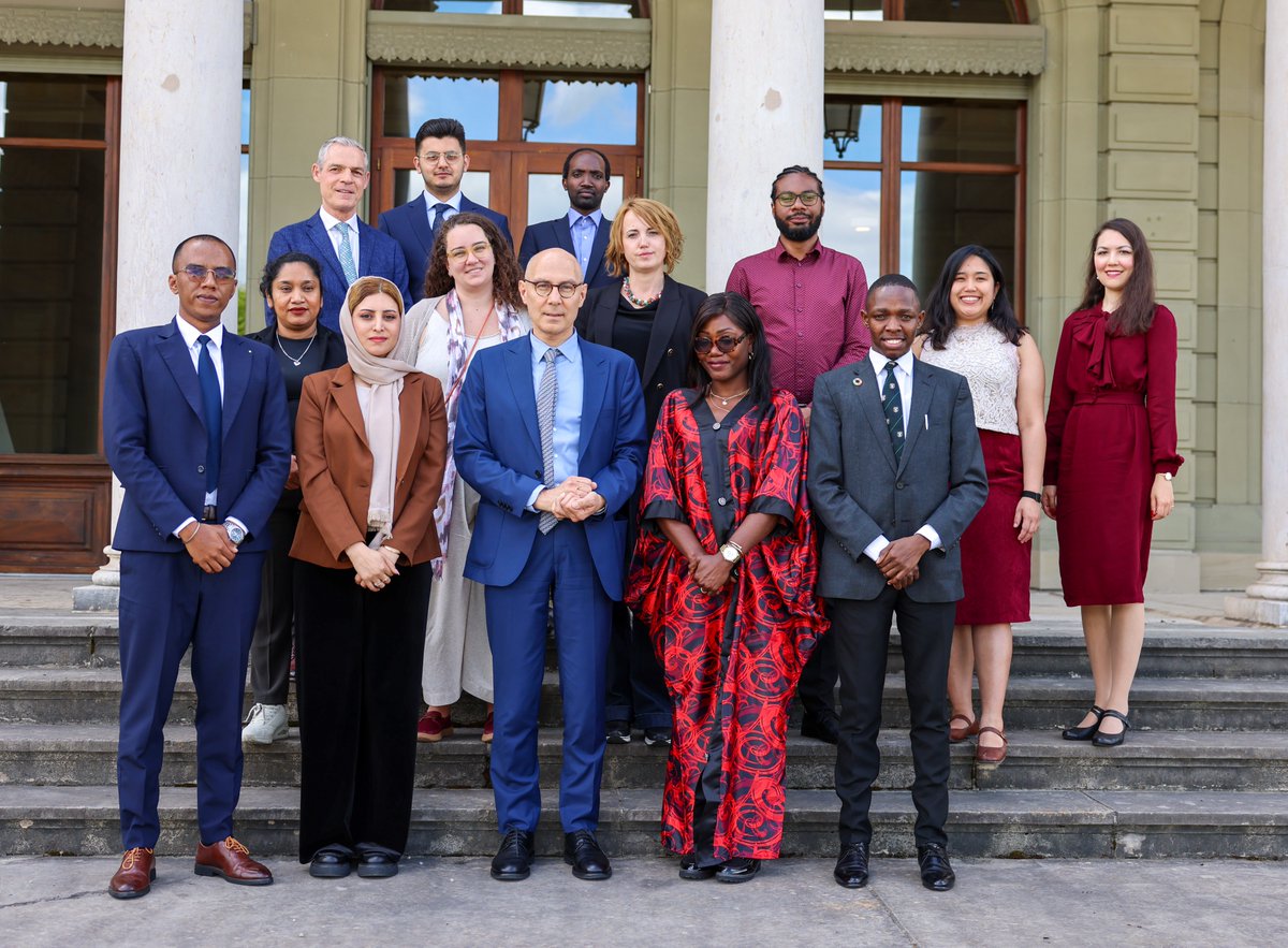 Today I met inspiring young rights defenders from around the world. Their determination to build a fairer world gives me much hope for the future.

We must listen to them &amp; act for their rights-&amp; the rights of all generations to come. The choices we make today define our tomorrow