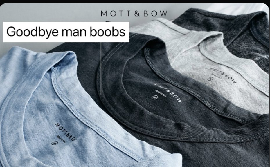 Great ad, Twitter. Anyone else getting these 'hide your man boobs' messages?