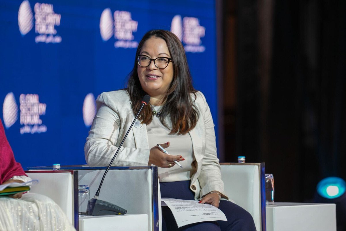 GIFCT Exec Director @NaureenCFink at #GSF2024 this week in Doha: “Public-private partnerships are critical; collaboration between industry, governments, and civil society working together is key to delivering effective responses.”