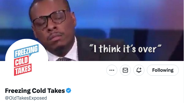 Martinhorne's tweet photo. @GetUpESPN @RealJayWilliams @OldTakesExposed ✍️
Have we learned nothing! https://t.co/kYHogGjSNP