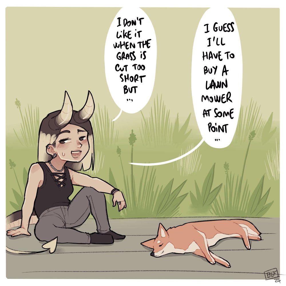 #269 - The grass is a bit out of control, but it's still ok... probably :p