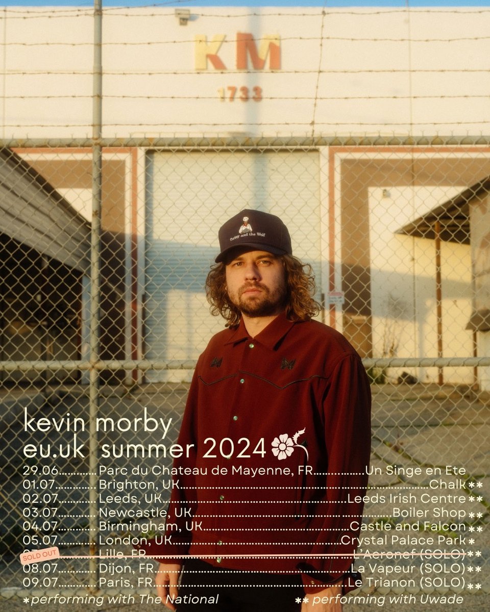 kevinmorby's tweet image. Happy to announce the incredible Uwade as support on the upcoming UK/EU shows. Uwade is a true talent and I am so honored to share the stage with her - make sure you come early to catch her set, it’s gonna be incredible.

TICKETS: kevinmorby.com/tour