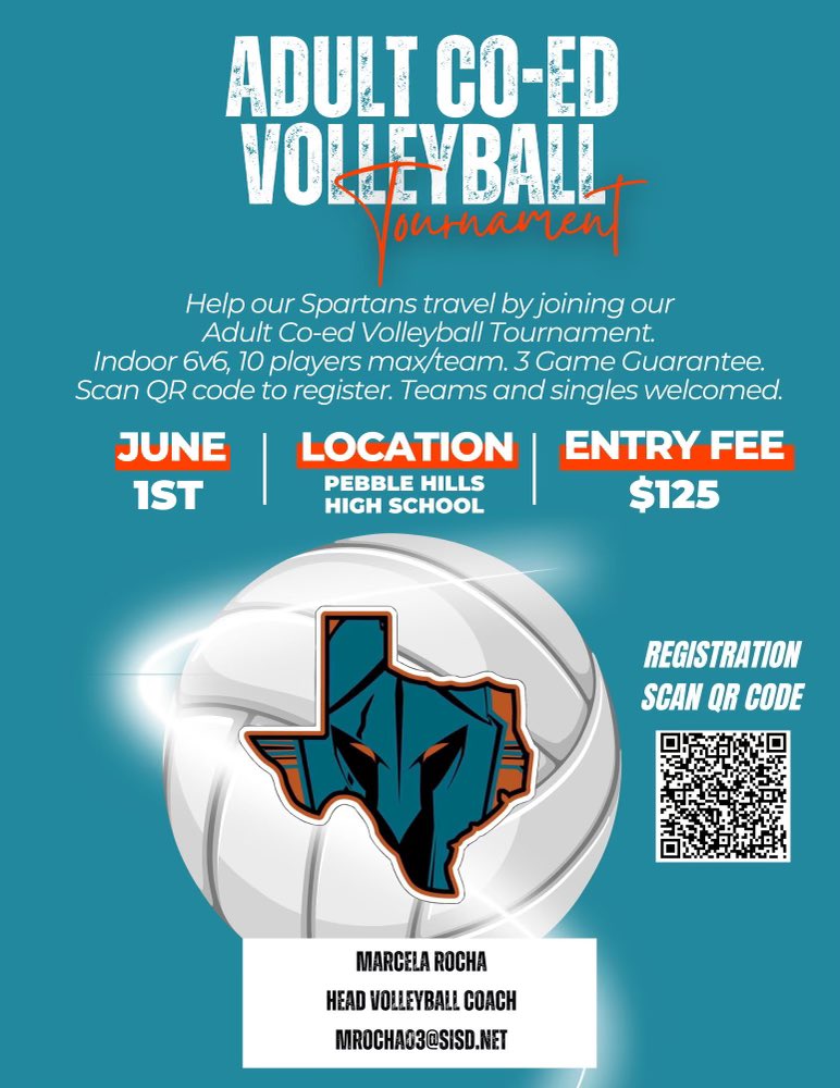 ‼️‼️Help us reach our fundraising and travel goals!!! ‼️‼️ First ever adult coed tournament hosted by Sparta!!! 💪🏽💪🏽🏐🏐 📢🗣️Calling all coaches and adults 18+ if you can’t join help spread the word!!!! 🗣️📢