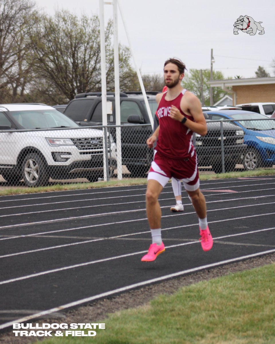 Best of luck at State, Carson! Carson will run tomorrow at approximately 5:35pm, you can watch on Smoky Hills!! Bulldog Proud!!