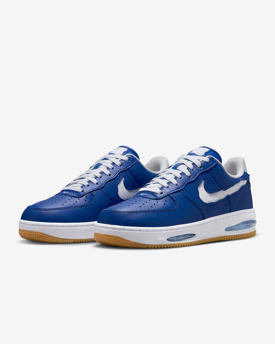 Dropped via Nike US 💙 Air Force 1 Low EVO ‘Team Royal’ => bit.ly/4bQPu6v