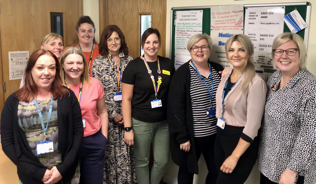 The best part of my job .. out and about with teams. Today meeting  Grantham LMHT, CRHT and SPA. It was an absolute joy to chat to everyone and meet Jill, a fabulous and inspirational HCA who is 80 years old and has dedicated 46.5 years to the NHS and is still going strong 💙