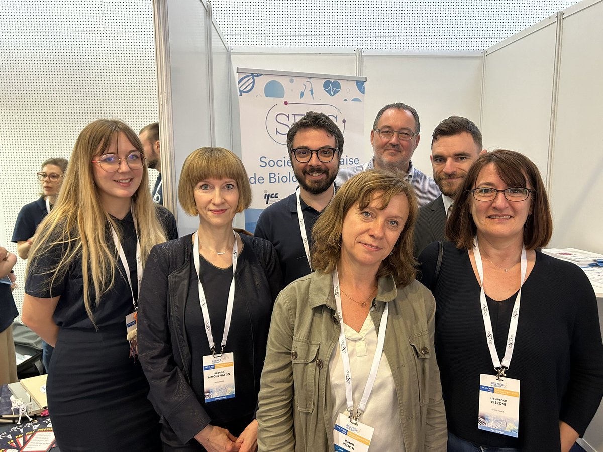 _SFBC's tweet image. La SFBC était présente au congrès des biologistes médicaux.
Prochain rendez vous aux @JFBM_Biologie à Troyes en octobre prochain !