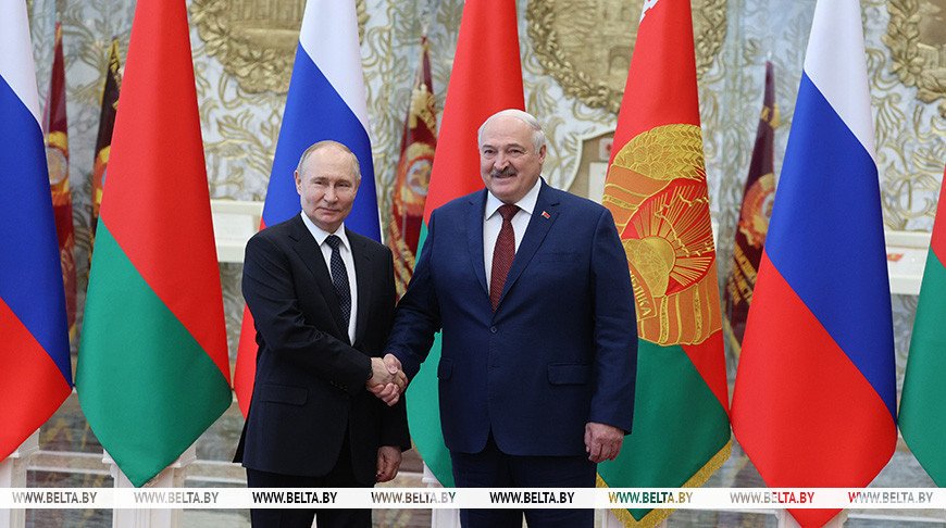 LUKASHENKO with PUTIN: 'Against all odds Minsk and Moscow preserve the policy in favor of stronger integration. We support and will support each other in all areas. Moreover, our projects have already gone beyond the earth surface.”