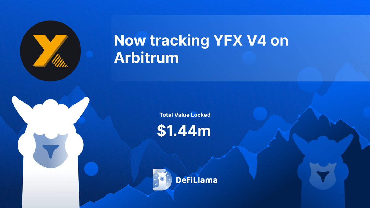 Now tracking @YFX_COM V4 on @arbitrum