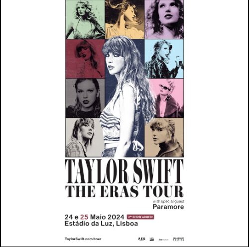 SaepRhman's tweet photo. [ LIVE STREAMING ]

Taylor Swift | The Eras Tour in Lisbon 2024
📅 Fri, 24 May 2024 | 7:30 PM
🏟️ Estádio da Luz, Lisbon

Watch Show 🔗 https://t.co/RPTZOZSj2T

#TaylorSwift #LisbonTStheErasTour #TheErasTourLisbon #TaylorSwiftErasTourLisbon #erastourlisbon #Paramore #Swifties https://t.co/RcGDeMfTaY