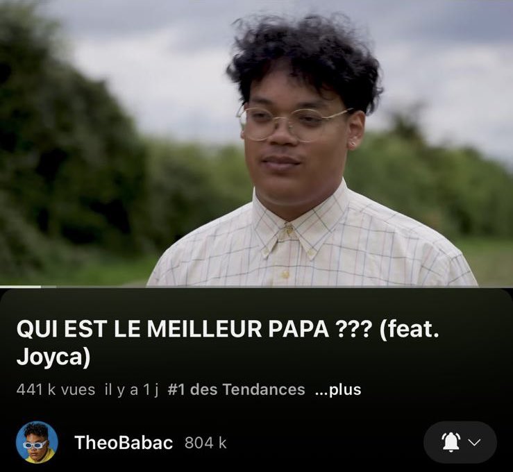 1er des tendances et 800k abonnés merci pour tout !!!!! ❤️❤️❤️