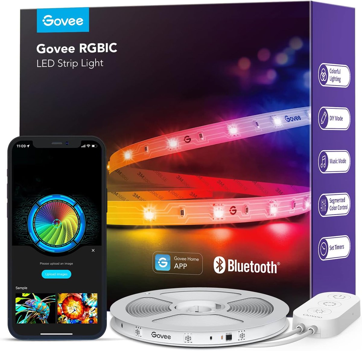 Govee RGBIC LED Strip Lights, 16.4ft is $17.99 (28% OFF) on Amazon amzn.to/4bJiwVS #ad