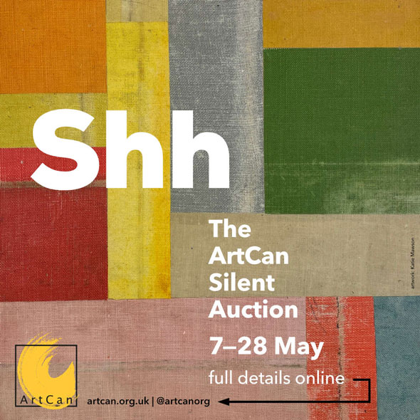 LAST DAY to bid for some amazing affordable artwork in the ‘Shh…The ArtCan Silent Auction’.
Bids are closing TONIGHT 28 May at 10pm (BST).
.
Details of the art auction &amp; how to bid below:
artcan.org.uk/exhibitions-ev…
