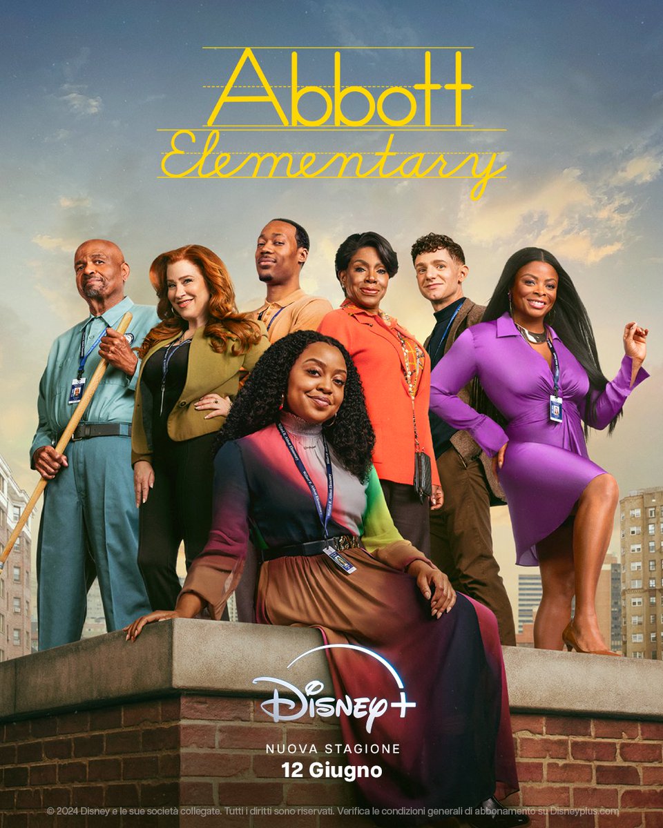 Pronti a tornare alla Abbott ✏️ La nuova stagione di #AbbottElementary sarà disponibile dal 12 Giugno su #DisneyPlus.