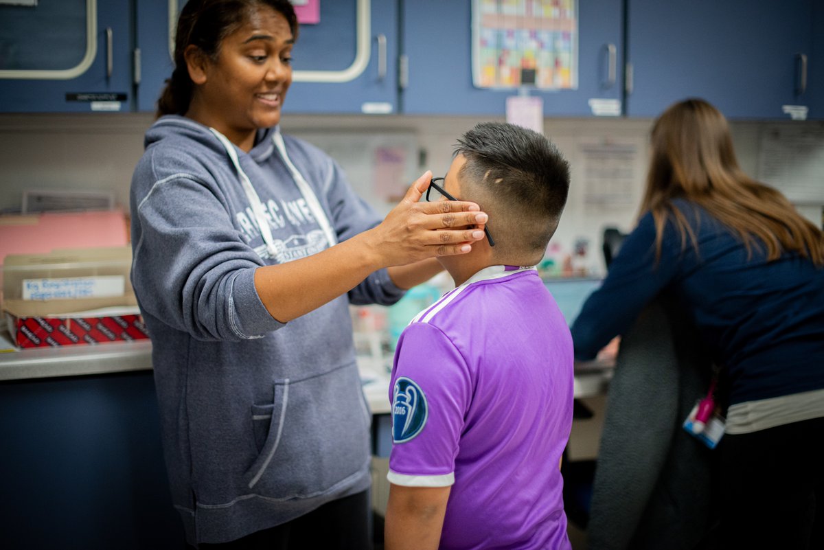 CCSD59 is proud to share the success of a recent staff and community partnership that provided free eye exams and glasses to students at Juliette Low Elementary School.

Read more: bit.ly/4bxZHoC

#D59Learns