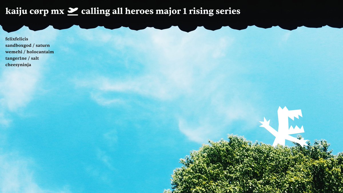 kaiju corp (@kaijucorpgg) on Twitter photo this weekend, kaiju corp mx returns to calling all heroes major 1 rising series
π‘οΈ <a href="/chromaticrose/">Rose ππ</a>
βοΈ <a href="/boyce_aria/">Aria Boyce</a> / <a href="/frfrsaturnOW/">SATURN</a>
π WeMeHi / @HoloCantAim
β»οΈ <a href="/Tanger1ne_OW/">Tangerine</a> / Salt
π§ <a href="/cheesyninjaxd/">CheesyNinja</a>
#wemakemonsters
πΊ this weekend, kaiju corp mx returns to calling all heroes major 1 rising series
π‘οΈ <a href="/chromaticrose/">Rose ππ</a>
βοΈ <a href="/boyce_aria/">Aria Boyce</a> / <a href="/frfrsaturnOW/">SATURN</a>
π WeMeHi / @HoloCantAim
β»οΈ <a href="/Tanger1ne_OW/">Tangerine</a> / Salt
π§ <a href="/cheesyninjaxd/">CheesyNinja</a>
#wemakemonsters
πΊ