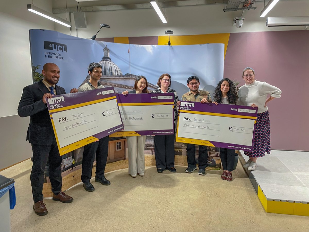 Great to see the translational potential of <a href="/LadyBSilva/">Lady Barrios Silva</a>'s PhD taken seriously by being a winner at the @UCLEnterpriseprise Explore pitch competion 2024! @Desicc8, <a href="/ucleastman/">UCL Eastman</a>, <a href="/LIDo_DTP/">LIDo</a>