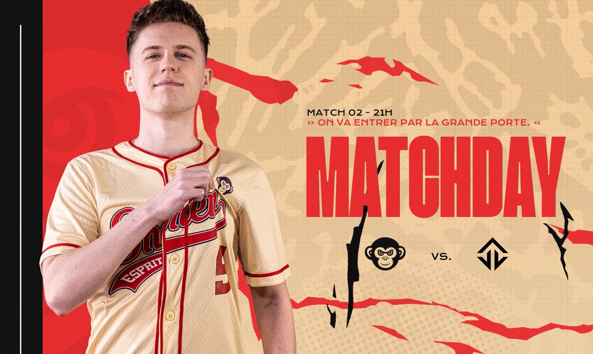 🐵 MATCHDAY - DAY 2 🐵

On continue sur notre lancée en affrontant <a href="/JoblifeEsport/">Joblife</a> 

⌛️21h sur twitch.tv/noachu

#ESWIN | #Div2Lol