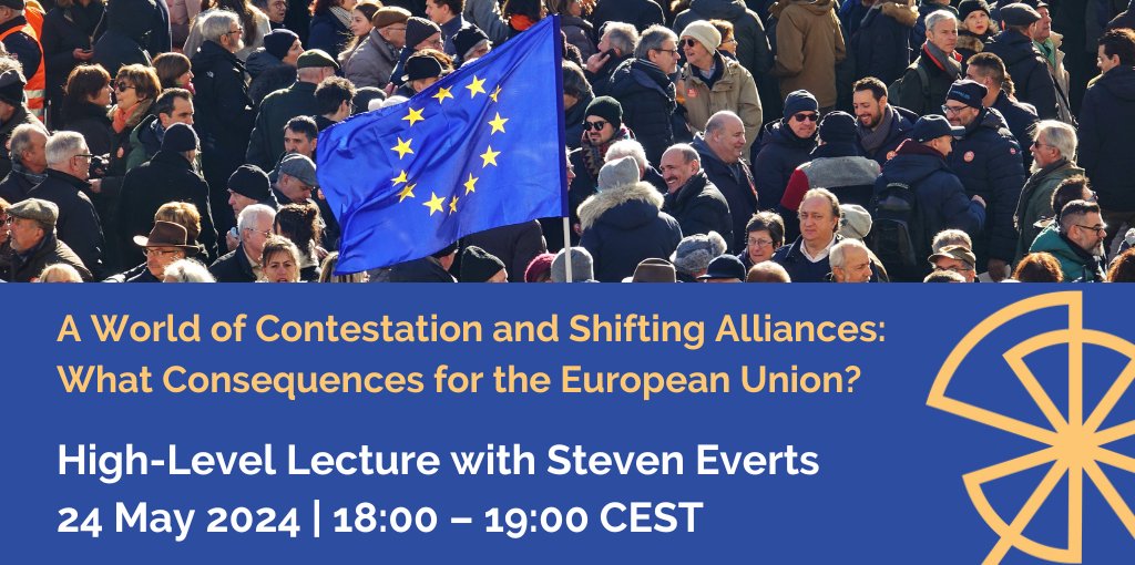 📅| HAPPENING NOW Join @EU_ISS' Director @sbeverts and ENGAGE's @gustavogmuller as they explore mega-trends reshaping the global order and their impact on the European Union. Don't miss our last high-level lecture! engage-eu.eu/e17