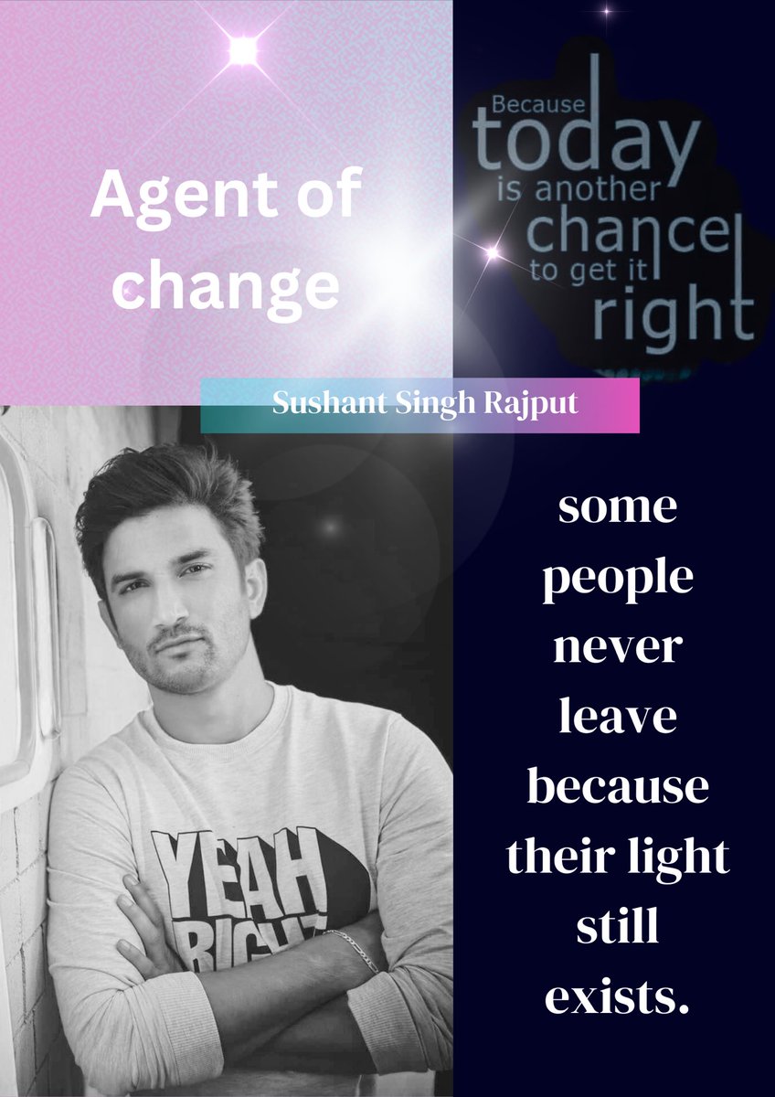 Sushant was a pure soul who always avoided those with evil intentions. He awakened us to the harsh truths of the glittering world and inspired us to dream big and chase those dreams with all our strength, while staying positive and down to earth. 🦋🤍✨

Sushant Awakened Me