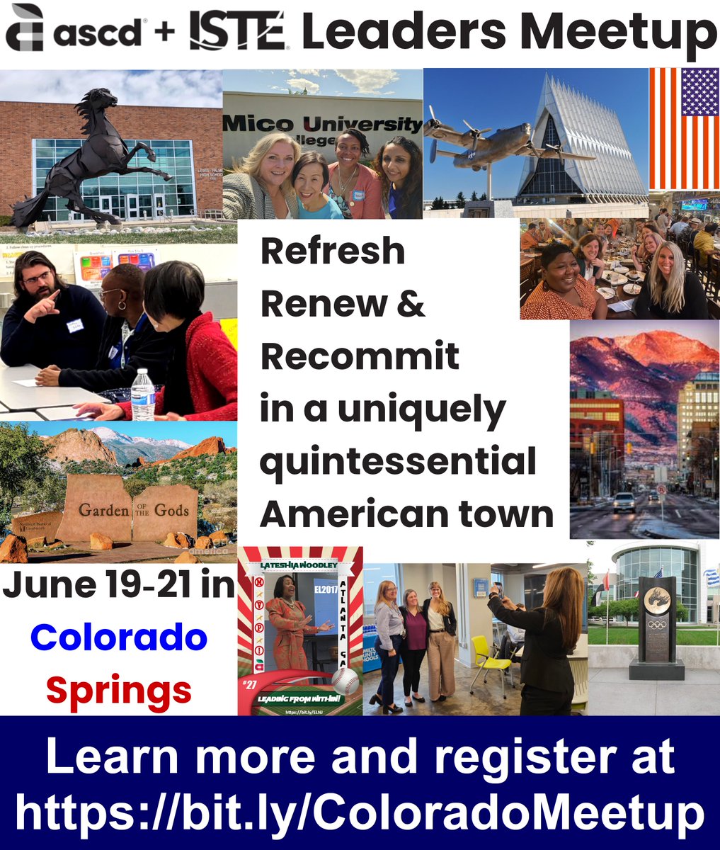 Register now to join us in 26 days! Colorado Springs is calling! bit.ly/ColoradoMeetup @adamsstate @ColoradoStateU @HealthHumanSci @msudenver @pikespeakedu @RelayGSE @cueducation @UCCS @CUDenverEd @UNC_Colorado @WesternColoU