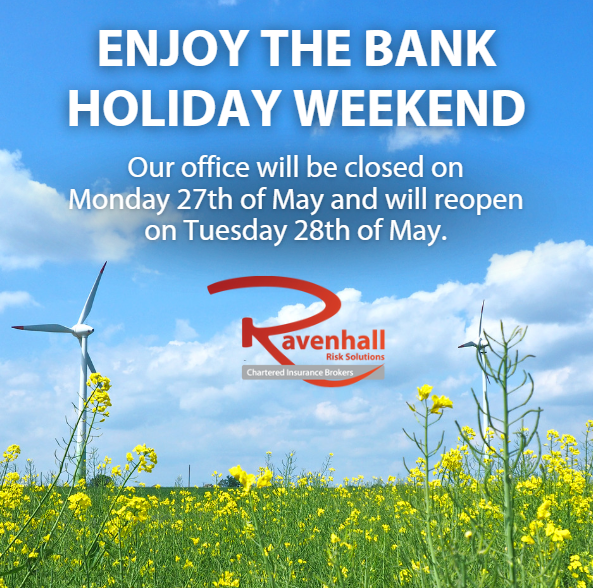 RavenhallGroup's tweet photo. Our offices are now closed for the bank holiday.

If you require urgent support, please get in touch with your usual contact, who will be able to respond in a timely manner.

#RavenhallRiskSolutions #InsuranceBroker #BankHoliday https://t.co/fOcfGxeBy0