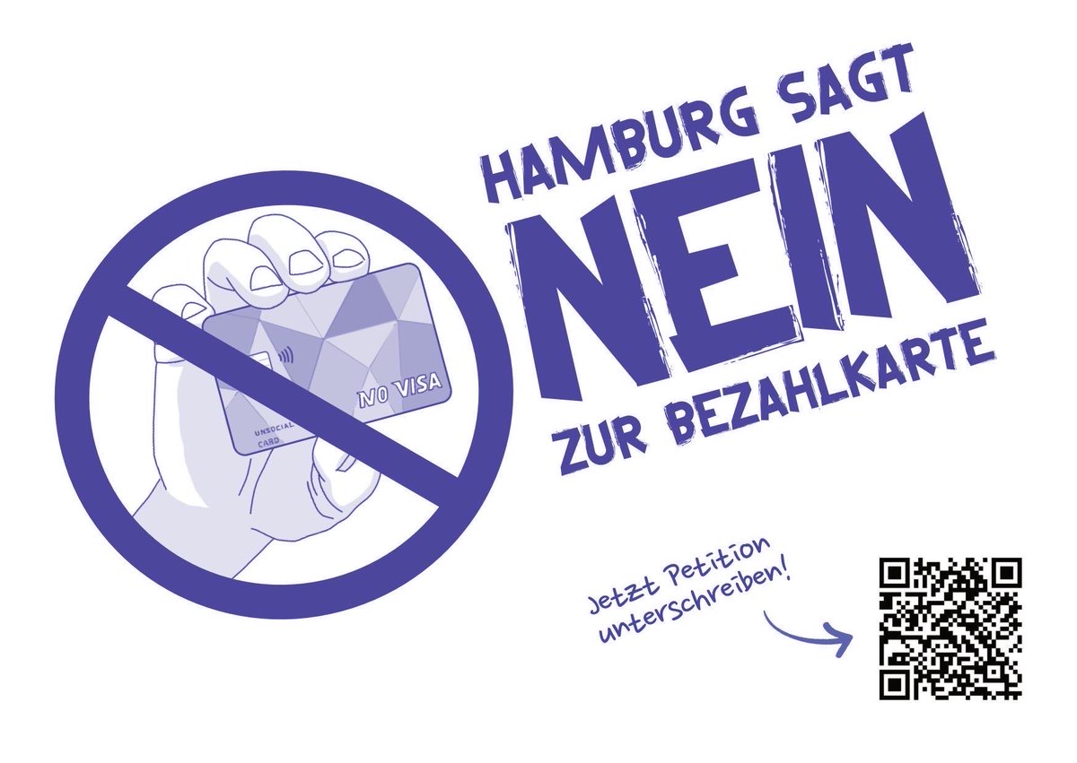 Seit Mitte Februar hat Hamburg als erstes Bundesland beschlossen, für Asylbewerber*innen eine sogenannte #Bezahlkarte oder #SocialCard einzuführen.