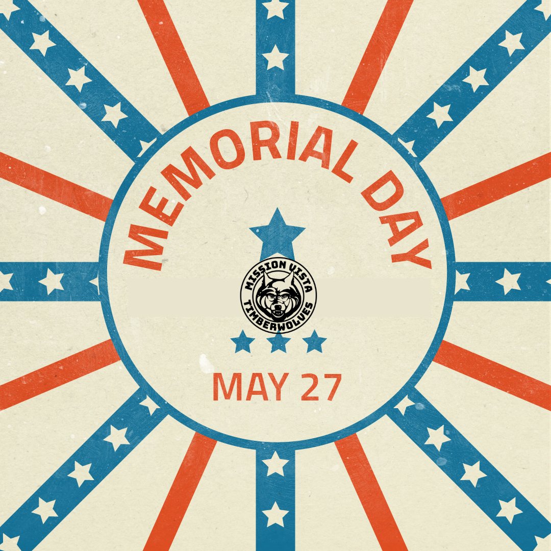 #MemorialDay2024🎖️
The MVHS🐺Timberwolves would like to say thank you to all who served our country and "gave their last full measure of devotion".  Your sacrifice is why we are the land of the Free.  We will never forget.