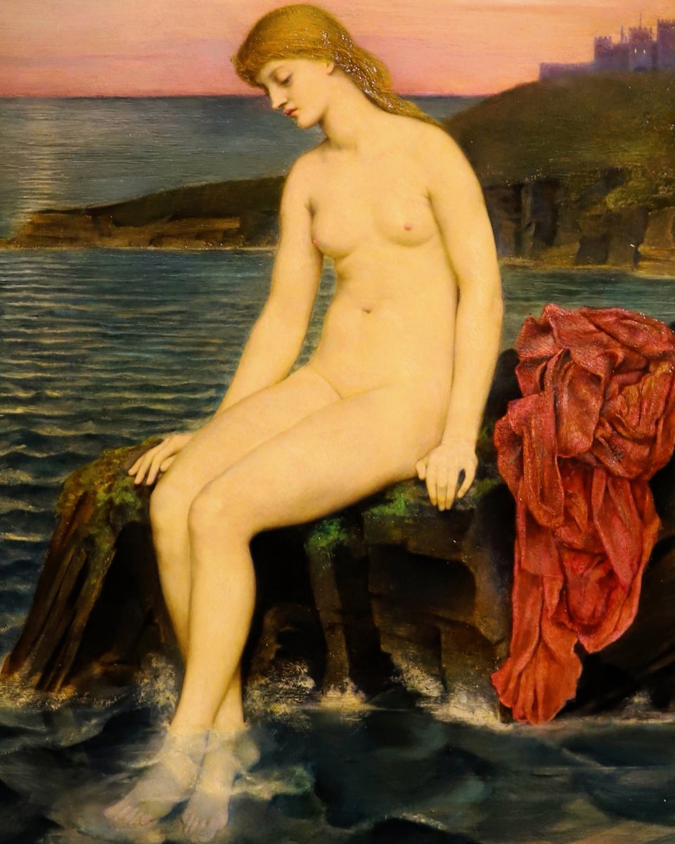 La Sirenetta. (1886-88) Evelyn De Morgan. (1855-1919)🖌️🌹 English Painter.