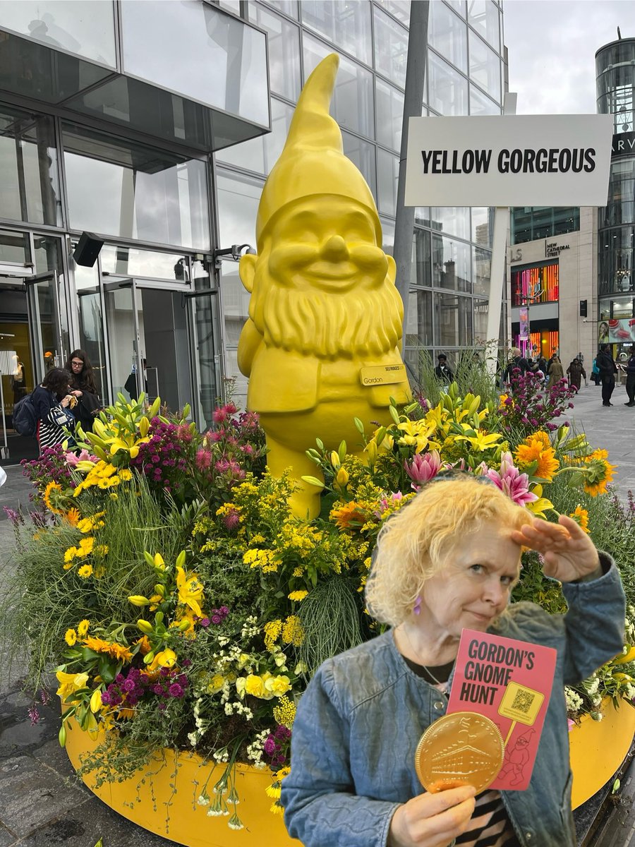 maxistar70's tweet image. Doing a spot of Gnome hunting #MCRFlowerFest 😂 there’s treasure to be found