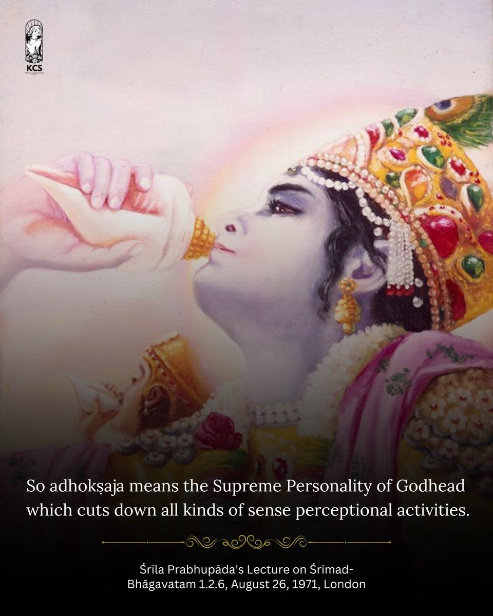 Why Kṛṣṇa is called as Adhokṣaja ?

#Krishna #Spirituality #Knowledge #SrilaPrabhupada