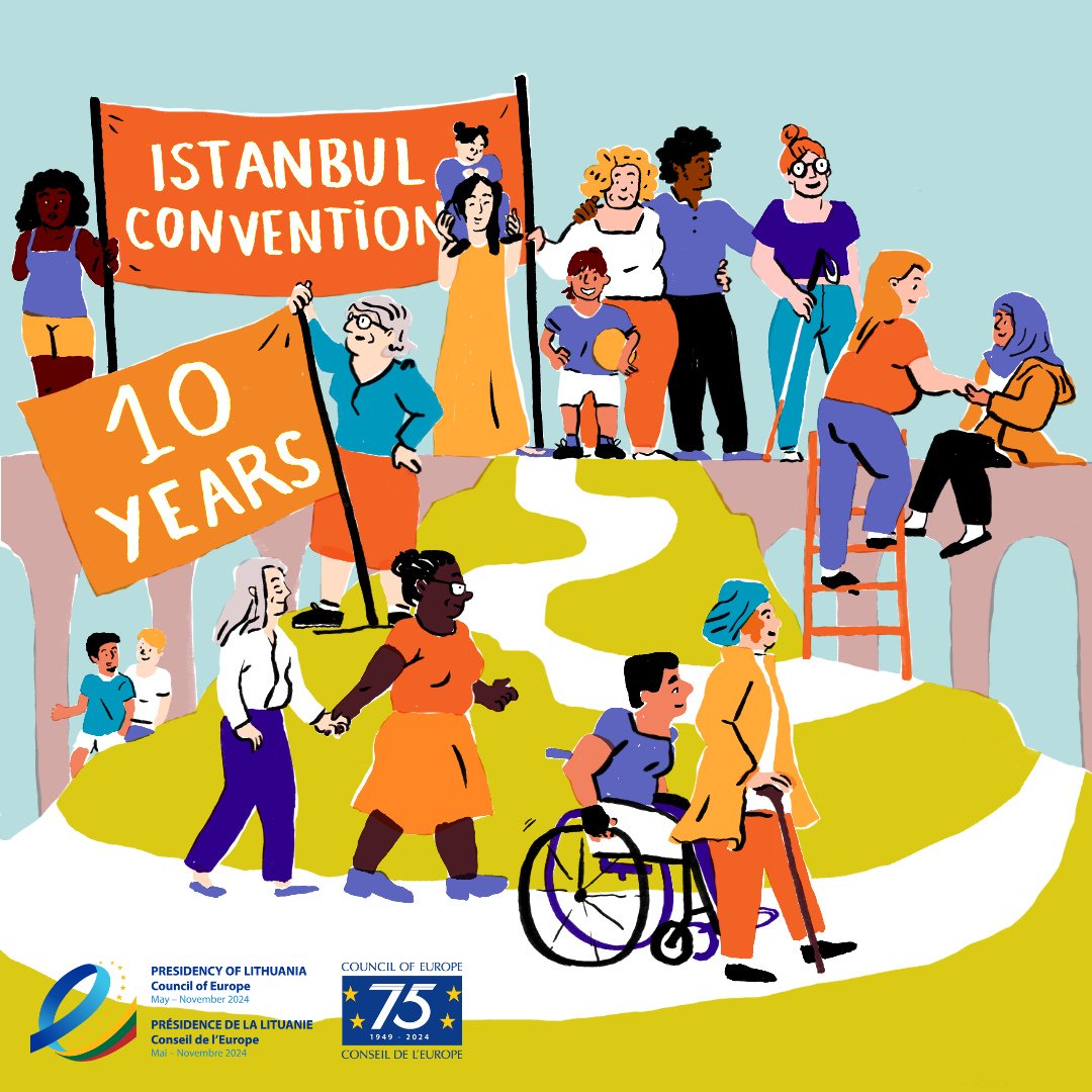 Let’s all unite around #genderequality and celebrate 10 years since the entry into force of the #IstanbulConvention! 📢@CCriadoPerez and @tanjagonggrijp will be among the speakers of our conference on 30 May! Full agenda : coe.int/en/web/istanbu…