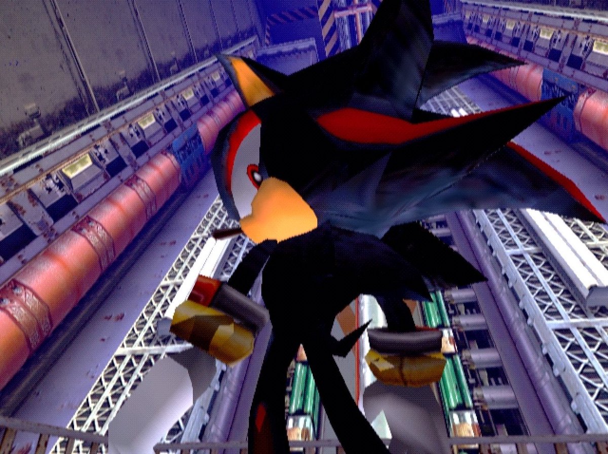 Shadow's design itself is perfect but his SA2 model has always been my favorite. In other games I always have an issue like his proportions being weird or his hands being too big but this just feels perfect to me
