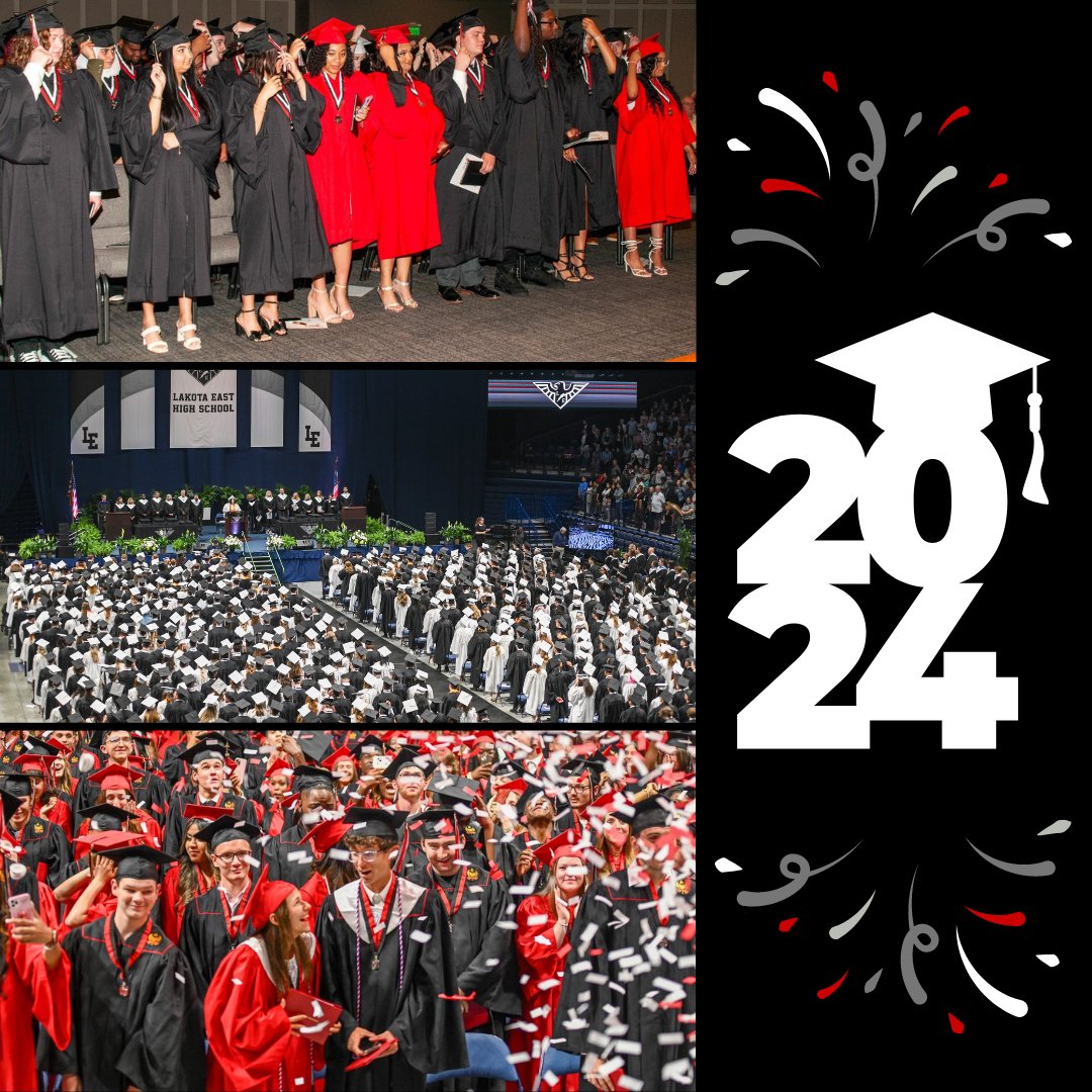 🎉 Congratulations to Lakota's newest alumni! 🥳
Click to learn more about the graduation festivities and stats for the 👨‍🎓👩‍🎓 Class of 2024 ➡️ trst.in/TcmX6y
Help us give a round of applause to the 1337 graduates 👏👏👏!
#WEareLakota