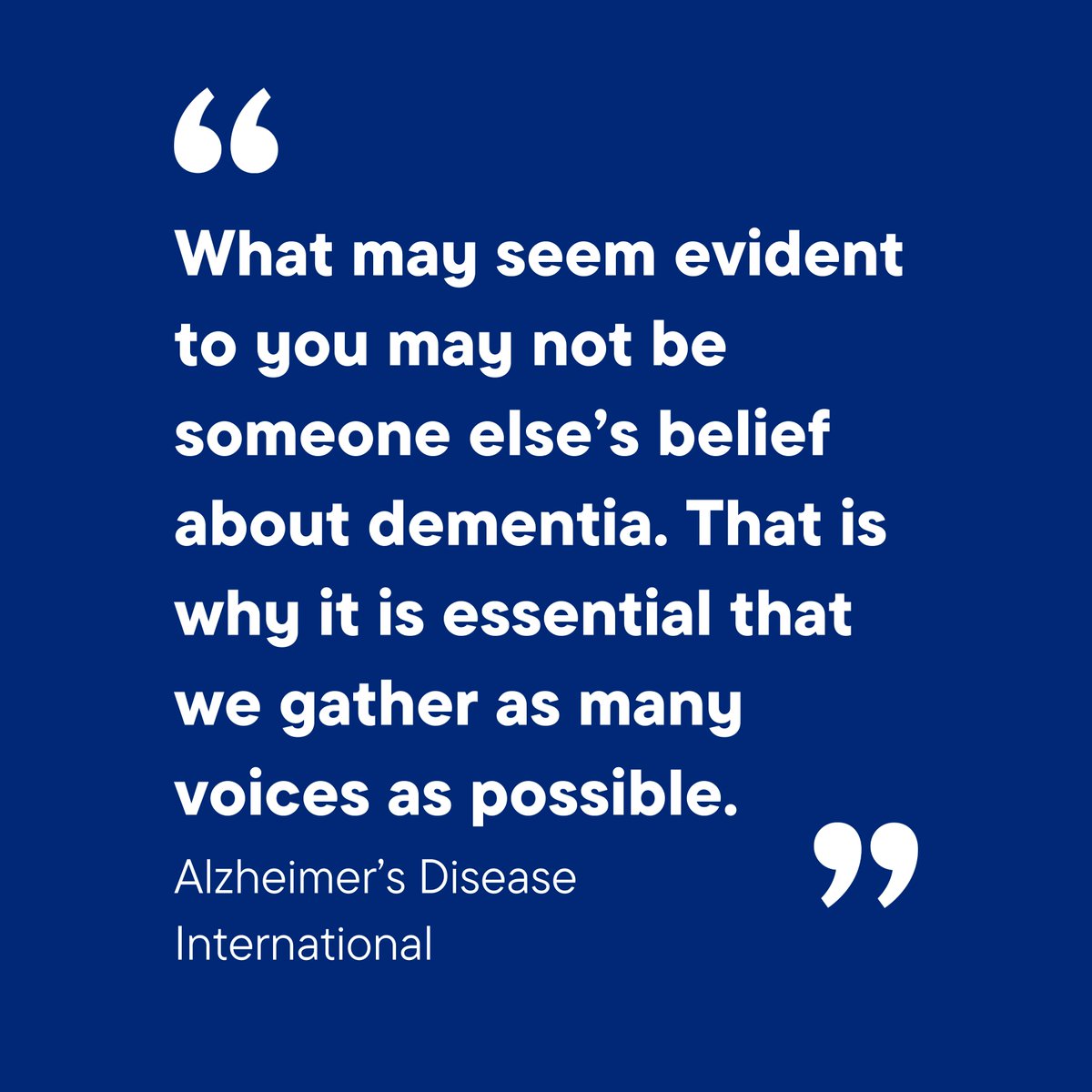 There’s just one week left take to part in the <a href="/AlzDisInt/">ADI</a>'s World Alzheimer Report 2024 survey.

Whether you know a little or a lot, your views matter and will help build an all-important picture about prevailing attitudes and stigma towards dementia 👇

lse.eu.qualtrics.com/jfe/form/SV_71…