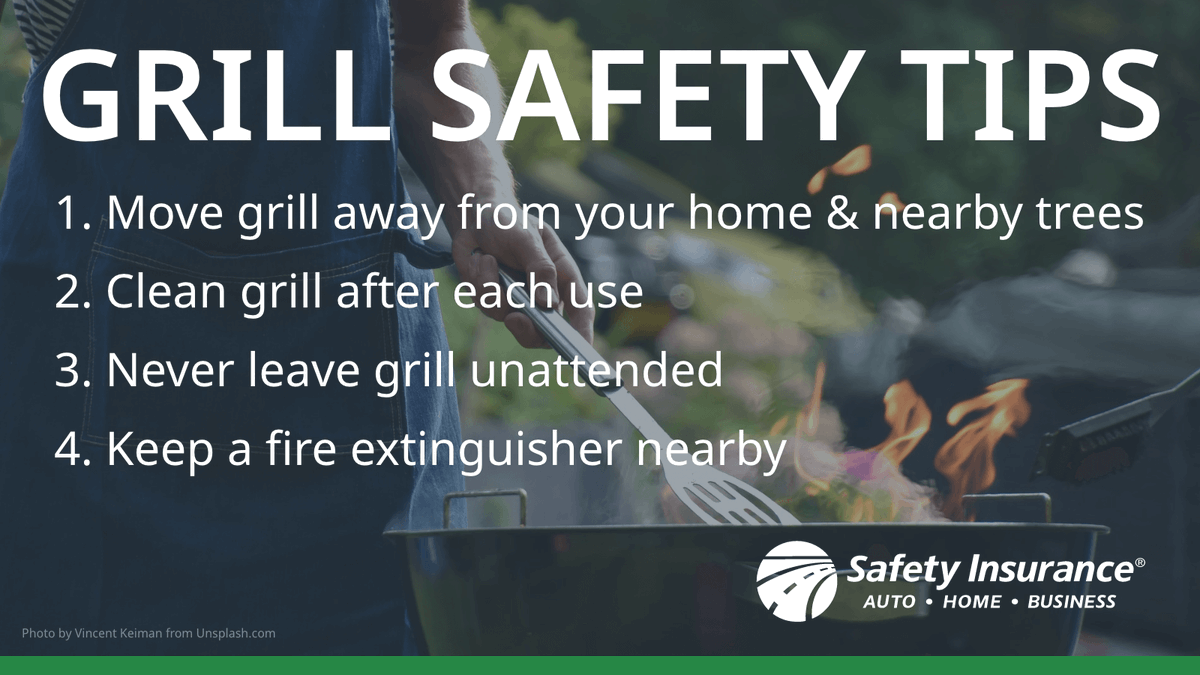 The unofficial start to summer is finally here, with many people dusting off their grills after a long winter. Brush up on grill safety with these tips and have a happy and safe Memorial Day Weekend! #ManageLifesStorms