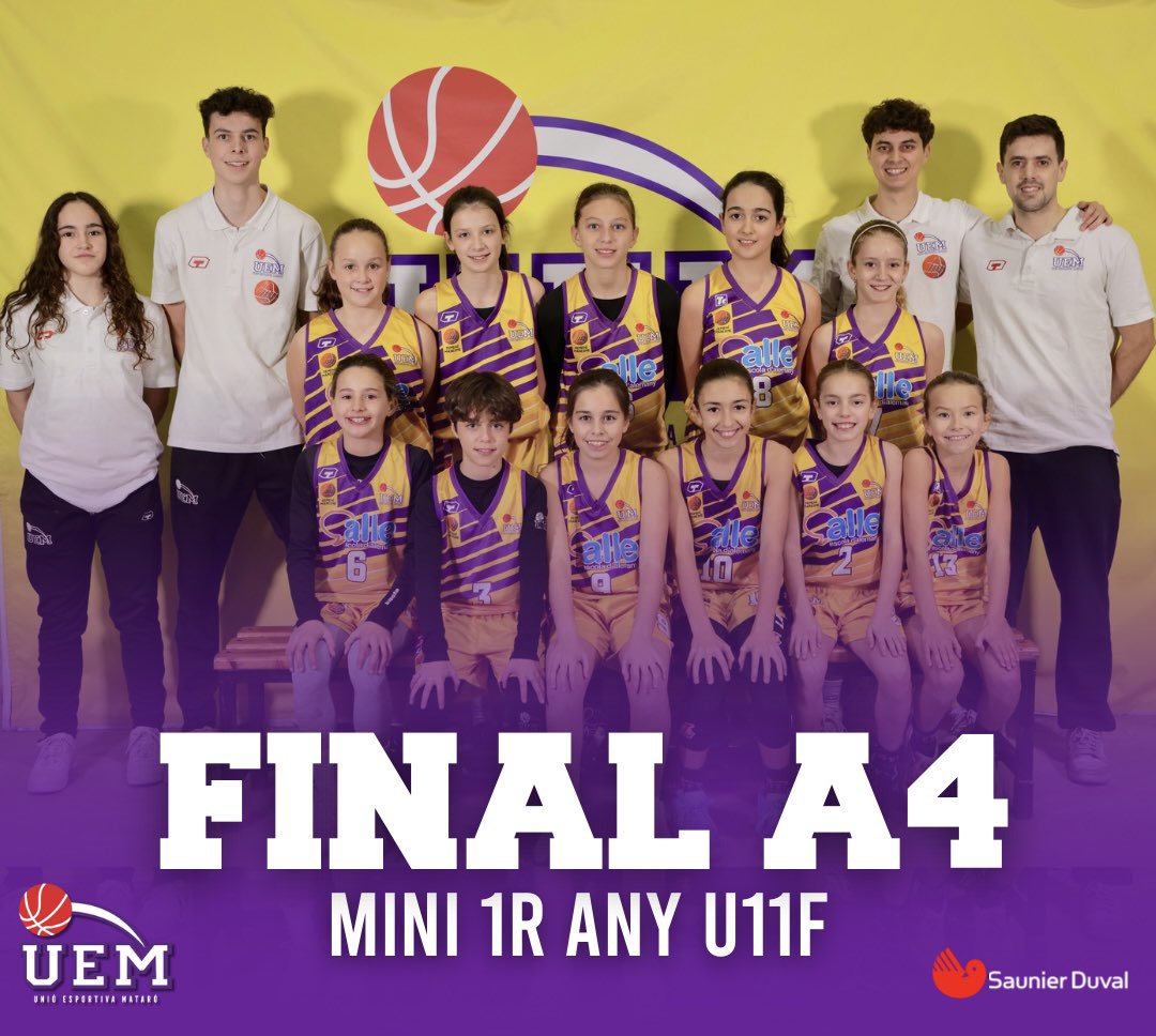 🟡 LES 9️⃣ 𝗙𝟰 D’AQUEST CAP DE SETMANA! ☝🏻 Comencem amb les Mini B! 🔛 Hem estat competint a nivell A2 tot i ser de 1r Any! 💪🏻 Aquest cap de setmana jugarem una de les F4 que donen accés a la Fase Final del Campionat de Catalunya d’A2! ✔️ Gran treball i millora de l’equip!