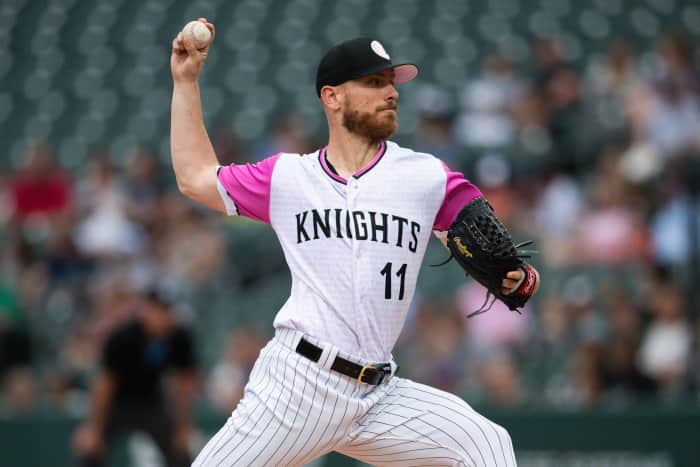 Chad Kuhl has pitched in 239 career games, but none were as meaningful as the start he made on May 17 for Triple-A Charlotte. The #WhiteSox righty honored his wife on Breast Cancer Night: atmilb.com/4awKCCt