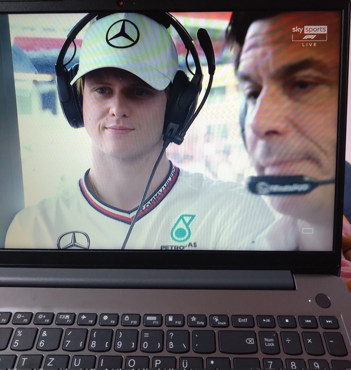 there was pretty mick schumacher and then there was fuckass toto wolff right next to him