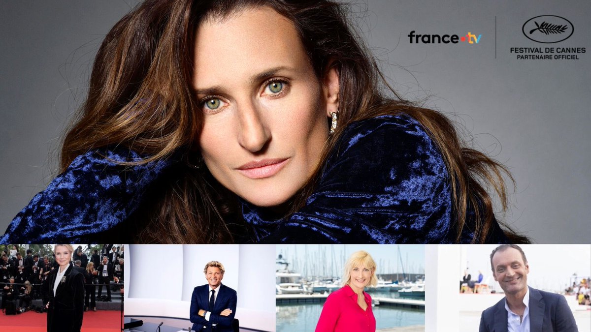 🔴#Cannes2024 ⭐️Avant-cérémonie @LaurentDelahous recevra @zahodesagazan avant de rejoindre Camille Cottin,maîtresse de cérémonie, pour la clôture du Festival En duplex @LouiseEkland @ATrapenard @LotteLipinska ▶️Demain en direct dès 18.10|#France2 & france.tv