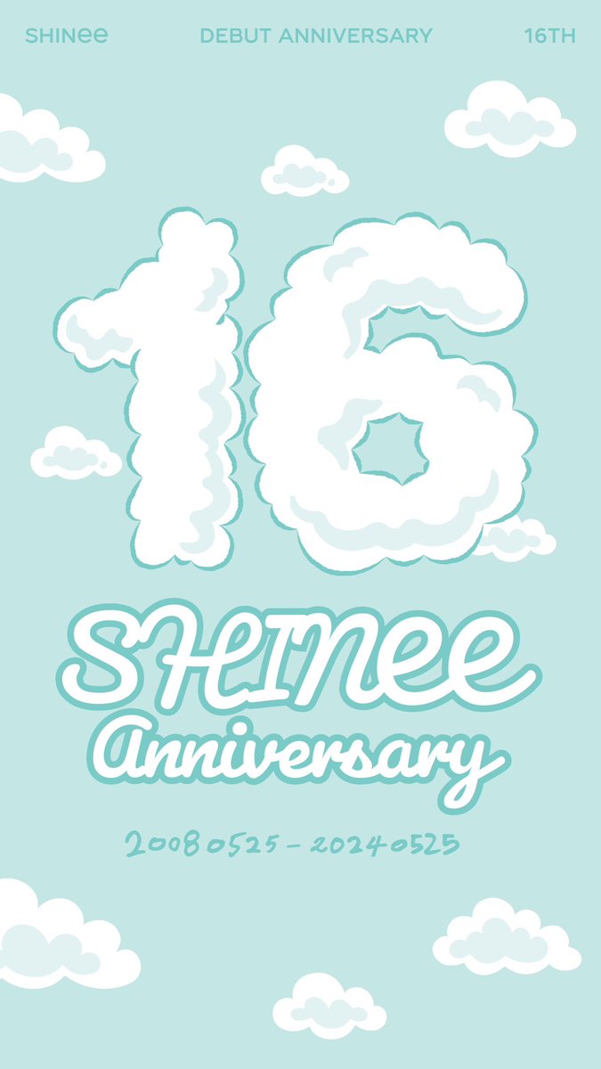 SHINee Debut 16th Anniversary 5.25 Congratulations! #SHINee