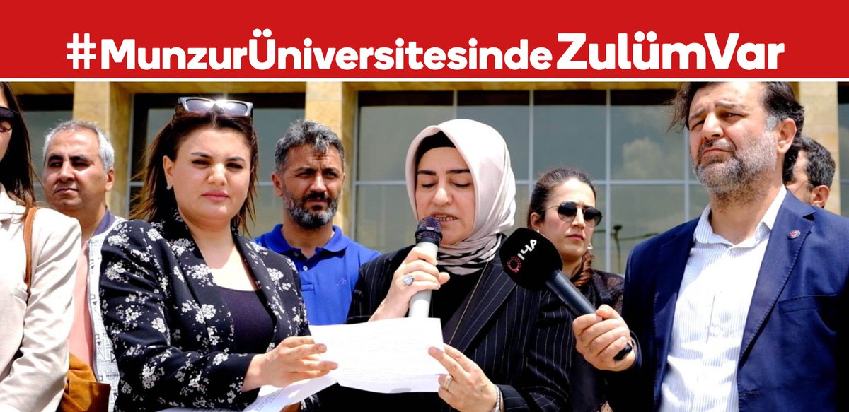 İddialar bilim yuvasına değil suç adasına işaret! Munzur Üniversitesi’nde ayyuka çıkan yolsuzluk, mobbing, sendikal baskı, kuralsızlık, hukuksuzluk iddiaları ivedilikle ve ciddiyetle ele alınmalıdır #MunzurÜniversitesindeZulümVar @RTErdogan @erolozvar @tcbestepe @YuksekogretimK