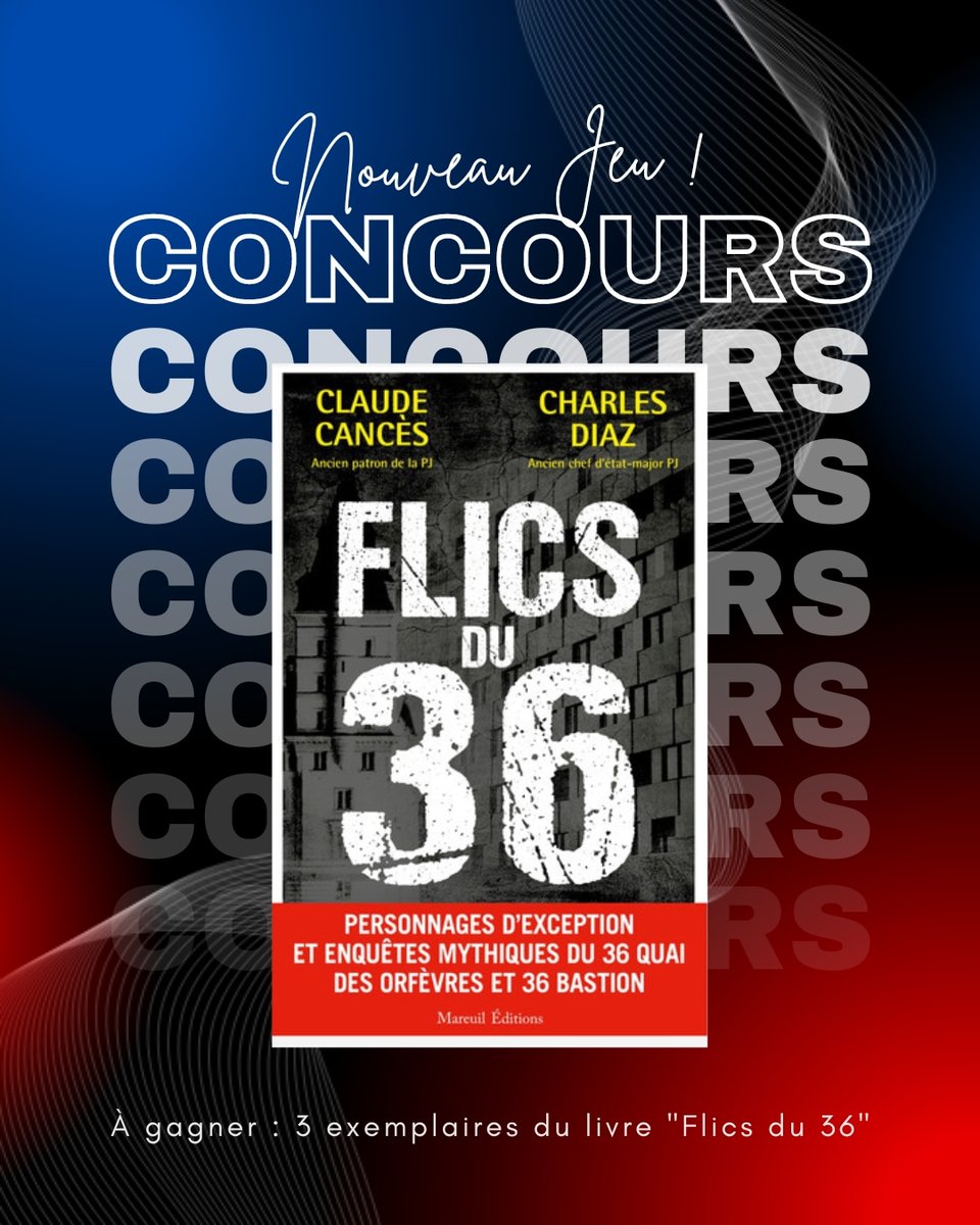 😃 Bonjour à tous ! À l'occasion de la sortie du livre « Flics du 36 » chez @mareuileditions, nous organisons un concours ! 🎁 À gagner : 3 exemplaires du livre Pour jouer 👇 instagram.com/p/C7Wkkb0sEo3/…