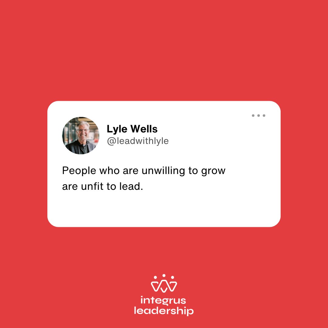 LeadwithLyle's tweet image. The Scriptures show us that the entirety of our lives must be devoted to the Spirit’s transforming work. God should be changing our minds, reordering our thoughts, altering our perspective, and growing us.
#integrusleadership #leadershipdevelopment